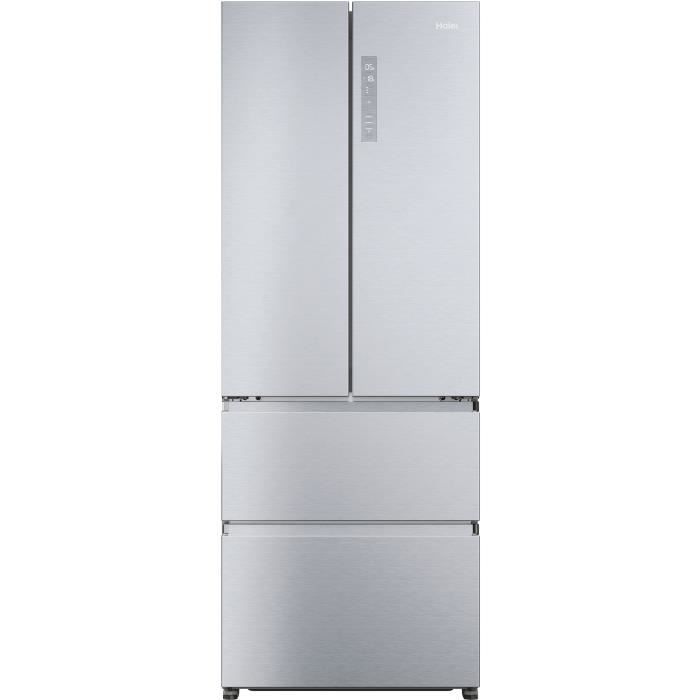 Réfrigérateur Multi-Portes - HAIER - HFR5719ENMG - 446L - No Frost - 4 Portes - Silver