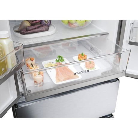 Réfrigérateur Multi-Portes - HAIER - HFR5719ENMG - 446L - No Frost - 4 Portes - Silver