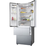 Réfrigérateur Multi-Portes - HAIER - HFR5719ENMG - 446L - No Frost - 4 Portes - Silver