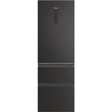 Réfrigérateur combiné - HAIER - 3D 60 Series 5 HTW5618ENPT - Classe E - 360 L - 185 x 59,5 x 66,7 cm - Noir