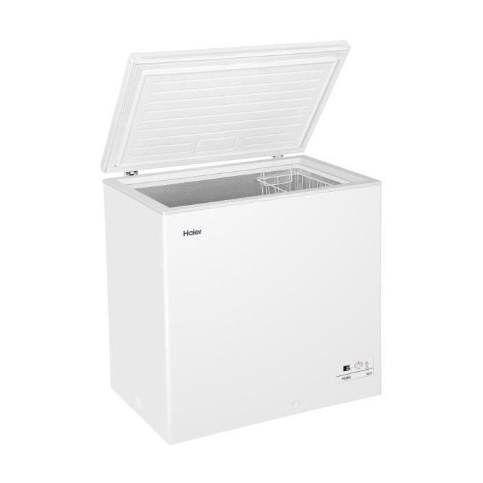 Congélateur coffre - HAIER HCE200EFR - 196 L - Classe E - 39 dB - Blanc