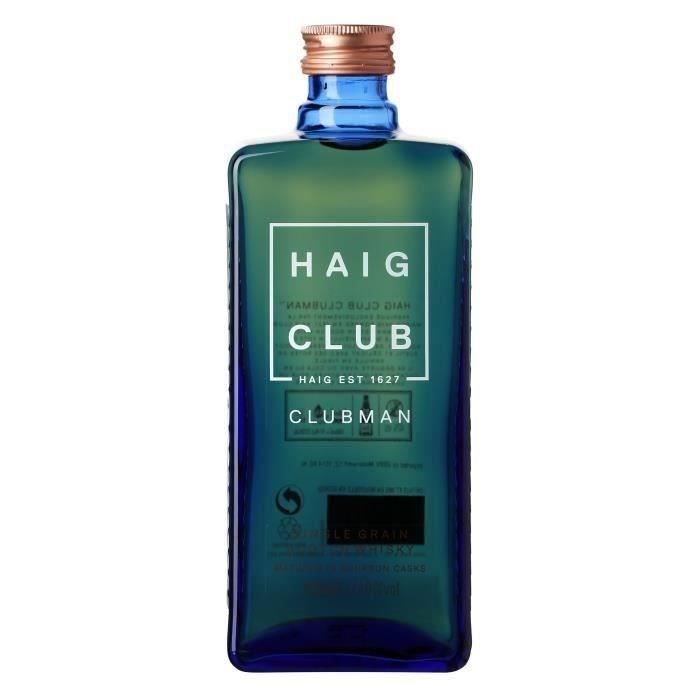 Haig Club Clubman - Single Grain Whisky - Ecosse - 40.0% Vol. - 70cl