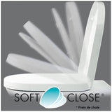 CEDO Abattant Pebble Beach blanc  46x38,3x4,9cm