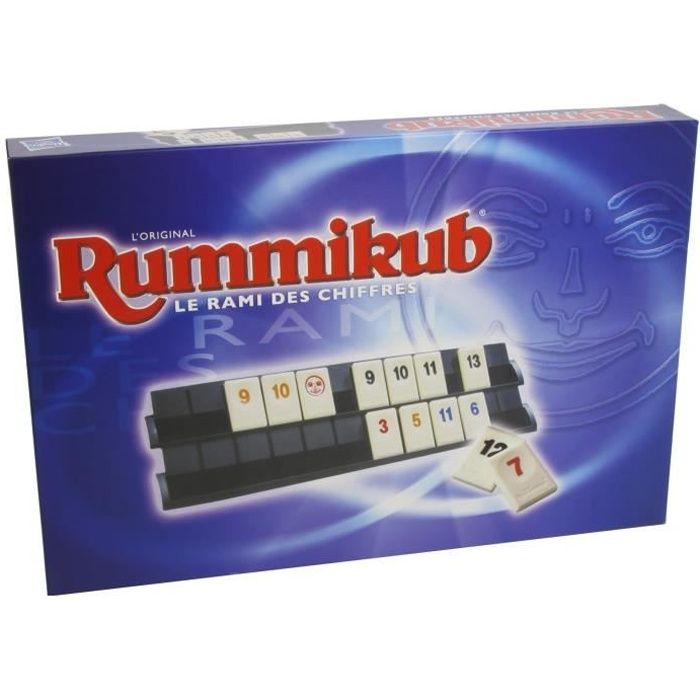 RUMMIKUB Chiffres, Jeu de societe de reflexion, Jeu de plateau type educatif, Version francaise