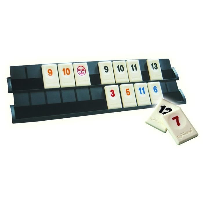 RUMMIKUB Chiffres, Jeu de societe de reflexion, Jeu de plateau type educatif, Version francaise