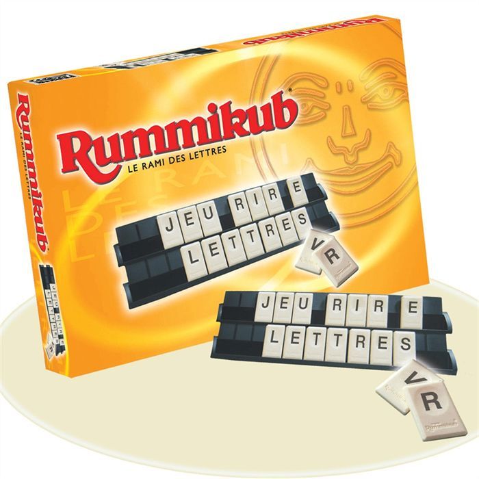 Rummikub Lettres, Jeu de société et de réflexion, Jeu éducatif, version française, Hasbro Gaming, Des 7 ans