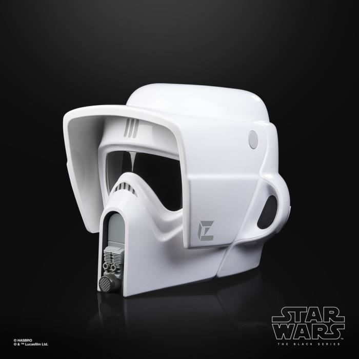 Casque Scout Trooper électronique premium, effets sonores, Star Wars : Le retour du jedi, pour adulte, Star Wars The Black Series