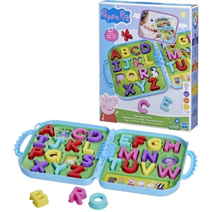 Peppa Pig Peppa's Alphabet Case, ABC Toy for Preschoolers, Ages 3 and Up