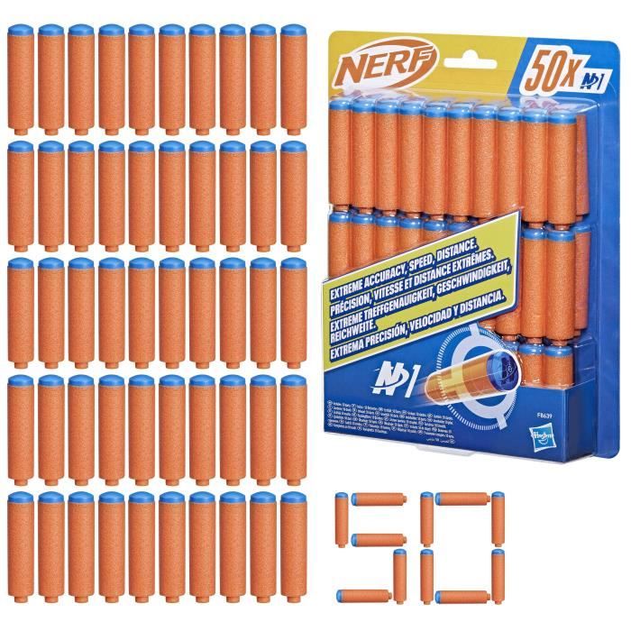 Nerf N Series 50-Dart Refill N1, Foam Darts Compatible with Nerf N Series Blasters, Toy for Kids and