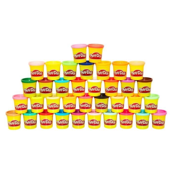 Play-Doh Modeling Compound, 36-Pack, 3-Ounce Cans, Multiple Colors, Ages 24 Months