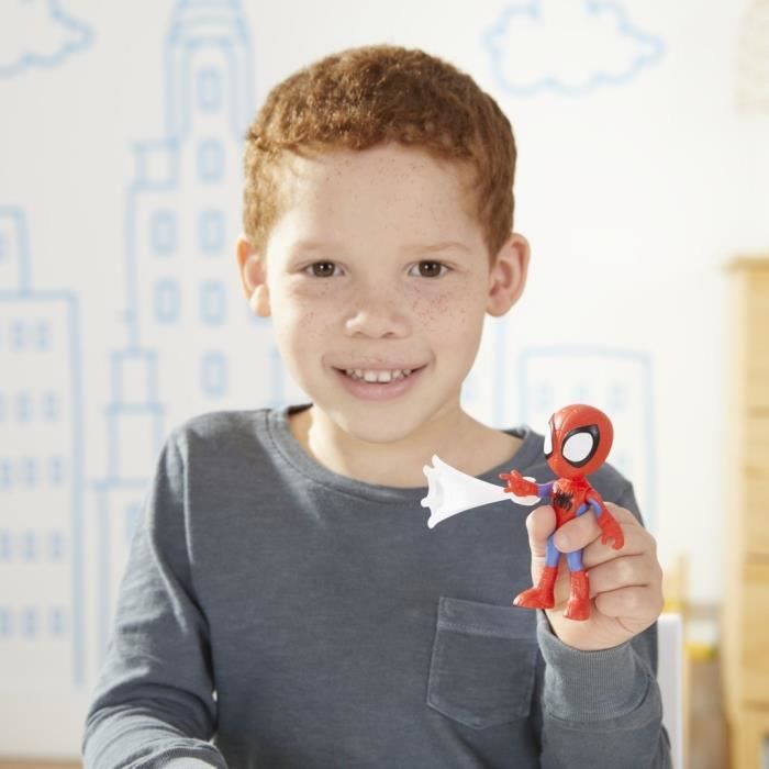 Figurine Spidey de 10 cm, inclut 1 accessoire, pour enfants a partir de 3 ans, Marvel Spidey and His Amazing Friends