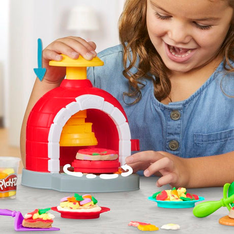 Play-Doh Four a pizza, Pâte a modeler, Machine a café jouet pour enfants des 3 ans, Kitchen Creation