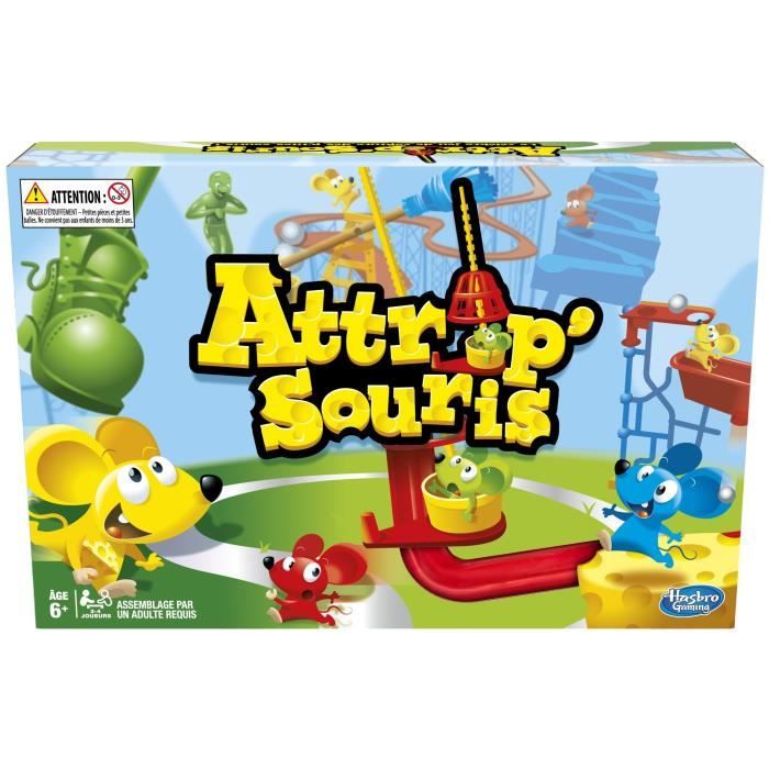 Attrap'souris, Jeu de société enfant, Jeu de plateau, Des 6 ans, Hasbro Gaming