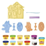 Play-Doh Bluey se dÈguise, Coffret avec 11 pots de p‚te a modeler Bluey et a sa soeur Bingo, des 3 ans
