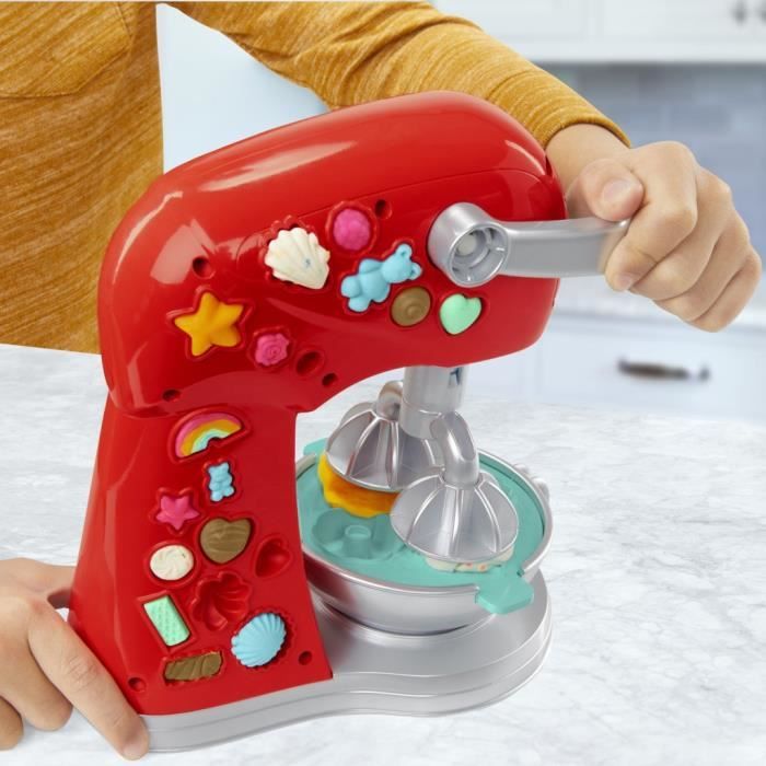 Play-Doh Robot pâtissier, jouet de pâte a modeler avec accessoires de cuisine factices, Kitchen Creations, Des 3 ans