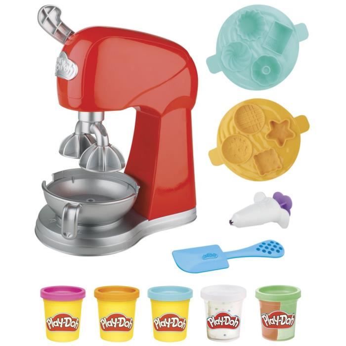 Play-Doh Robot pâtissier, jouet de pâte a modeler avec accessoires de cuisine factices, Kitchen Creations, Des 3 ans