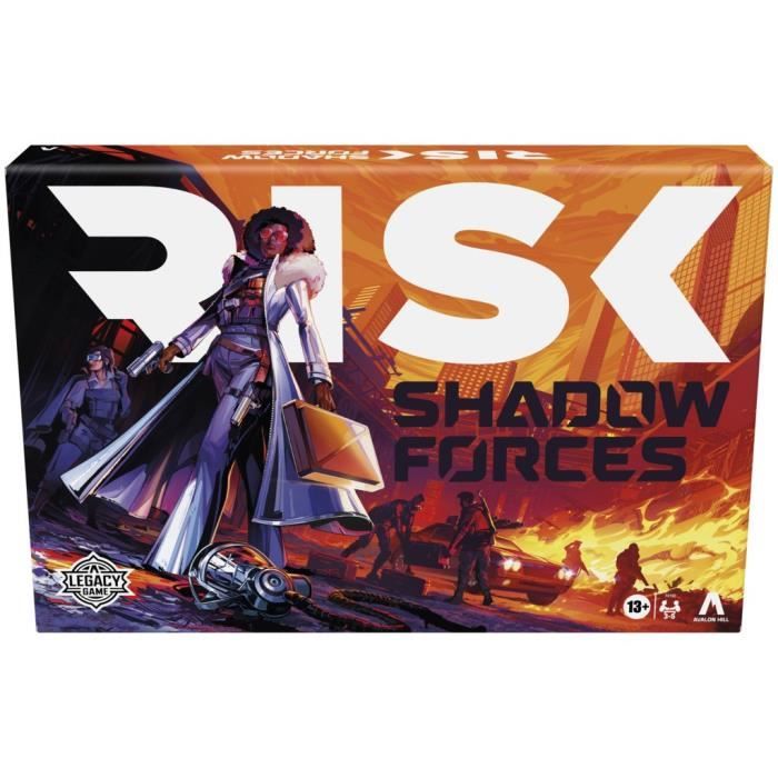 Risk Shadow Forces, Strategy Game, Legacy Family and Adult Board Game, Ages 13, 3 to 5 Players, Avalon Hill