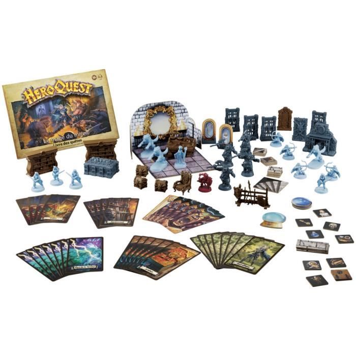HeroQuest Pack de quete Le mage du miroir - jeu de rÙle - jeu de plateau - systeme de jeu HeroQuest requis - Avalon Hill