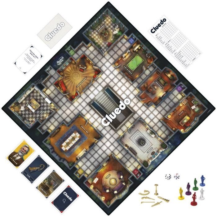 Cluedo Classic, nouvelle version, Jeu de société de réflexion et stratégie, Des 8 ans