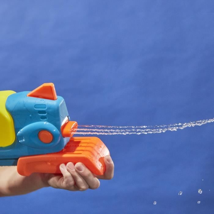 Nerf Super Soaker Wave Spray, pistolet a eau, la buse rotative crée des jets ondulés, jouet d'eau d'extérieur, des 6 ans