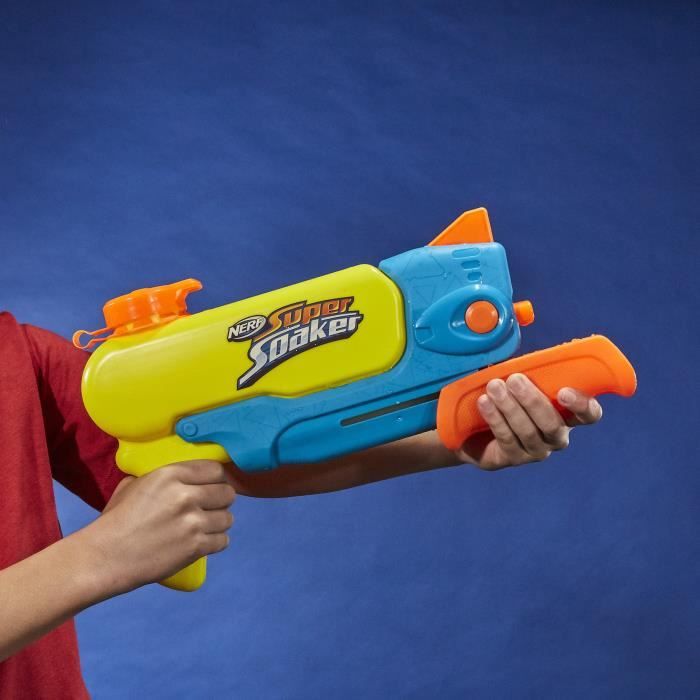 Nerf Super Soaker Wave Spray, pistolet a eau, la buse rotative crée des jets ondulés, jouet d'eau d'extérieur, des 6 ans