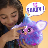 Furby violet, 15 accessoires, peluche interactive pour filles et garçons, animatronique activé par la voix, a partir de 6 ans