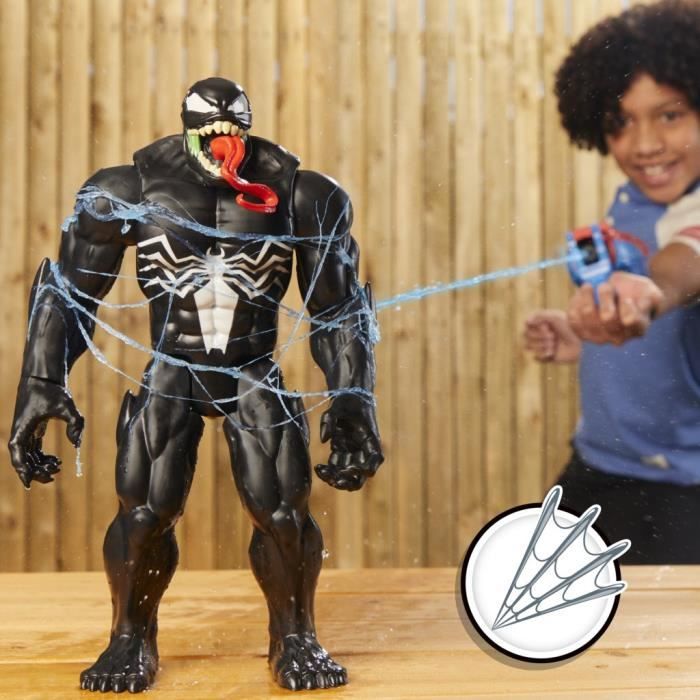 Lance-toile ultime Spider-Man blaster 2-en-1, jouet de déguisement Spider-Man, des 5 ans, Marvel Spider-Man Real Webs