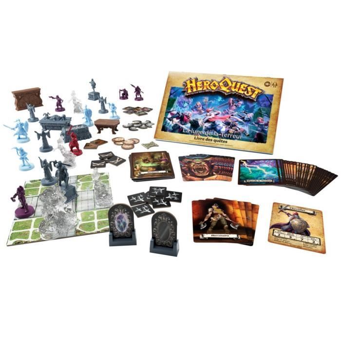 HeroQuest, pack de quete La lune de la Terreur, systeme de jeu HeroQuest requis, jeux de rÙle pour 2 a 5 joueurs, des 14 ans