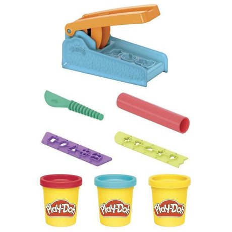 Play-Doh Coffret Starters Le Serpentin, Pâte a modeler 3 pots et 10 formes amusantes, Classique, Activité créative des 3 ans