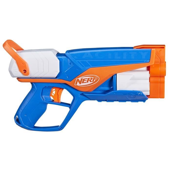 NERF blaster Agility N Series, 12 flÈchettes Nerf N1 uniquement pour les blasters Nerf N Series, barillet 6 flÈchettes, jeux d'extÈr