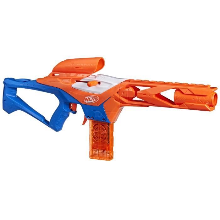 Nerf NSeries blaster Pinpoint a fléchette, Inclut 18 Fléchettes en Mousse N1, Des 8 Ans