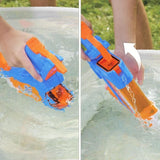 Nerf Super Soaker Flip Fill, Pistolet ŕ eau avec 4 styles de jet, remplissage rapide, capacité de 887 mL d'eau, jouets dčs 6 ans