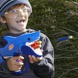 Nerf Junior Wild blaster Sharkfire, facile a utiliser, 8 flÈchettes Nerf Elite, a partir de 6 ans