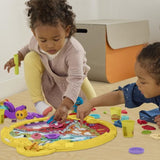 Play-Doh Tapis de voyage, coffret Découverte avec pâte a modeler, loisirs artistiques, jouets pour enfants, a partir de 3 ans