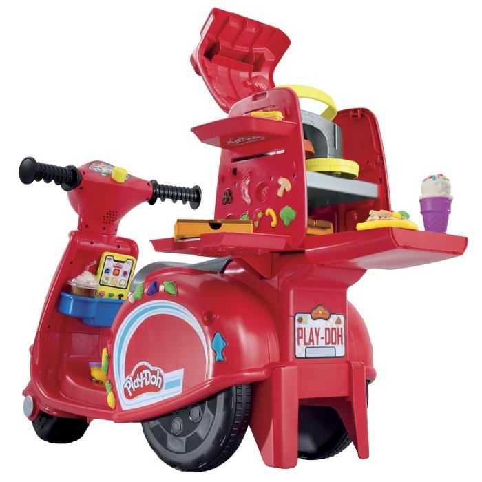 Play-Doh Mon scooter a pizzas, jouets de loisirs crÈatifs avec p‚te a modeler pour enfants