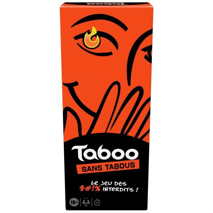 Taboo sans tabous, jeu de société adulte, le jeu des mots interdits, a partir de 18 ans