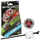 Beyblade X, Starter Pack Scythe Incendio 4-60T avec toupie de compÈtition a rotation droite de type Èquilibre et lanceur, des 8 ans