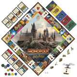 Monopoly Harry Potter édition, Jeu de société de plateau, Aventures magiques a Poudlard, des 8 ans, 2 a 6 joueurs