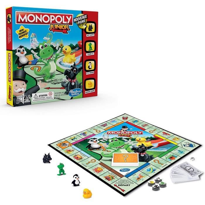 MONOPOLY Junior - Board game for children - Board game - French version