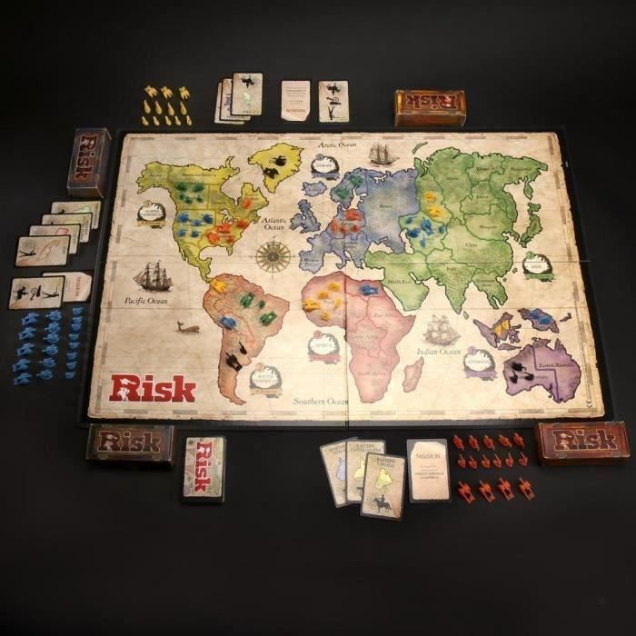 RISK, jeu de sociÈtÈ de stratÈgie pour enfants, des 10 ans, jeu de Plateau, Hasbro Gaming