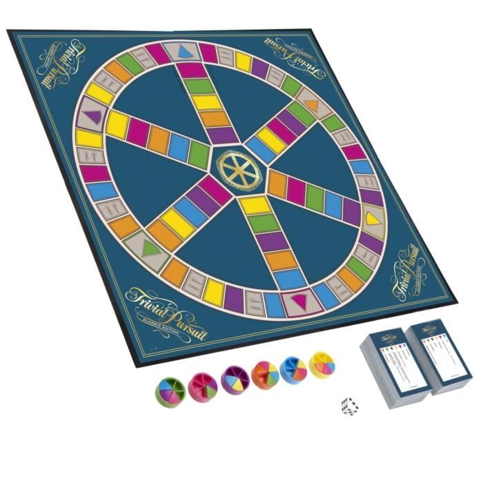 Trivial Pursuit - Classique - Jeu de societe de reflexion - Jeu de plateau - Version francaise