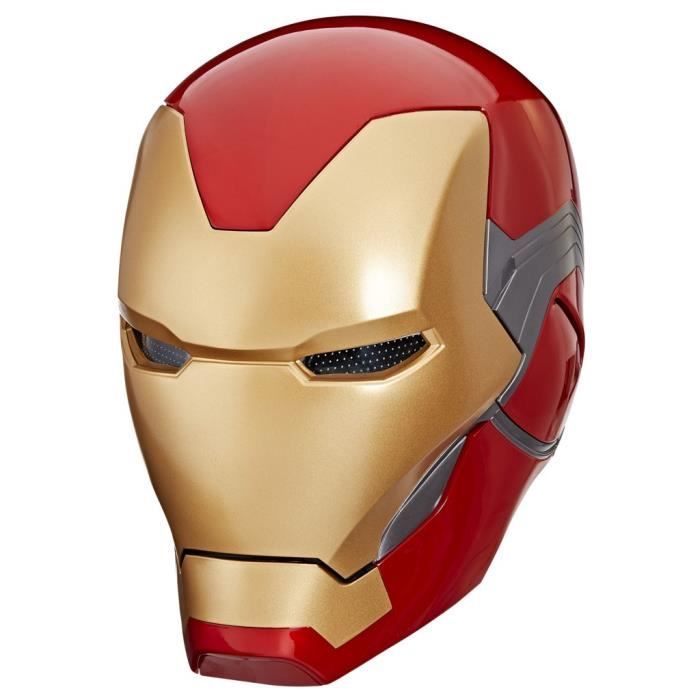 Iron Man Electronic Helmet, with Light Effects, Premium Collectible Cosplay Toy for Adults, Marvel Legends Series