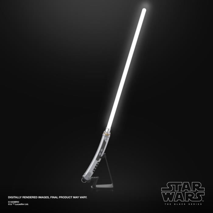 Sabre laser d'Ahsoka Tano électronique, Force FX Elite avec LED et effets sonores premium, a partir de 14 ans, Star Wars The Black S