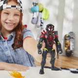 MixMashers Miles Morales, figurine personnalisable a mélanger et combiner avec accessoires, Marvel, Des 4 ans