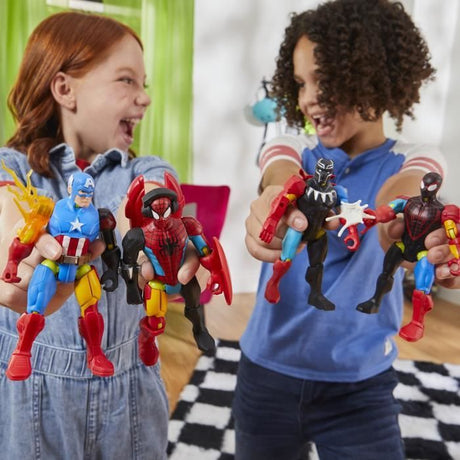 MixMashers Venom Deluxe, figurine 12 cm personnalisable a mélanger et combiner avec accessoires, Marvel, des 4 ans