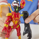MixMashers Iron Spider Deluxe, figurine 12 cm personnalisable a mélanger et combiner avec accessoires, Marvel, des 4 ans
