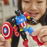 MixMashers Black Panther, figurine 12 cm personnalisable a mélanger et combiner avec accessoires, Marvel, des 4 ans