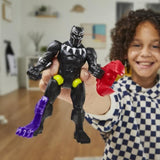 MixMashers Black Panther, figurine 12 cm personnalisable a mélanger et combiner avec accessoires, Marvel, des 4 ans