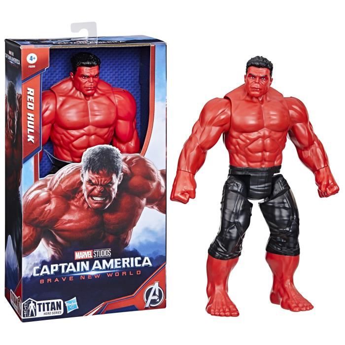 Figurine Red Hulk Deluxe 30 cm, Titan Hero Series, Marvel Studios Captain America Brave New World