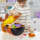 Potato Head Méga patate coffret avec 42 pieces dont une boîte de rangement, jouets préscolaires créatifs pour enfants, des 2 ans